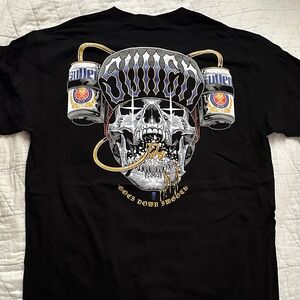 Men's Black Skull Graphic Tee